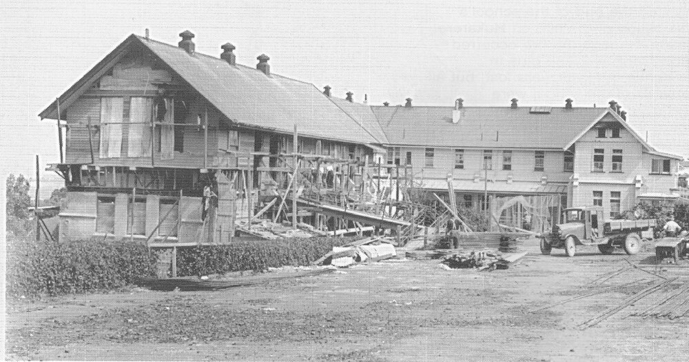 Hukarere School north-east wing following the 1931 earthquake