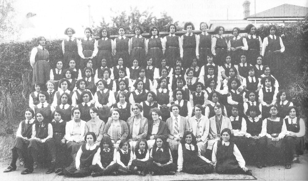 Hukarere students and staff: whole school photograph 1930