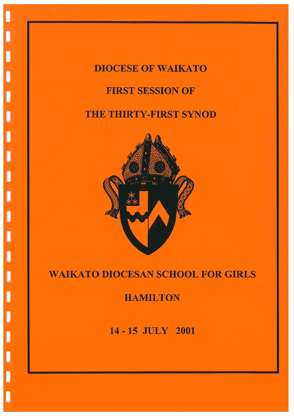 Diocese of Waikato Year Book Proceedings 2001