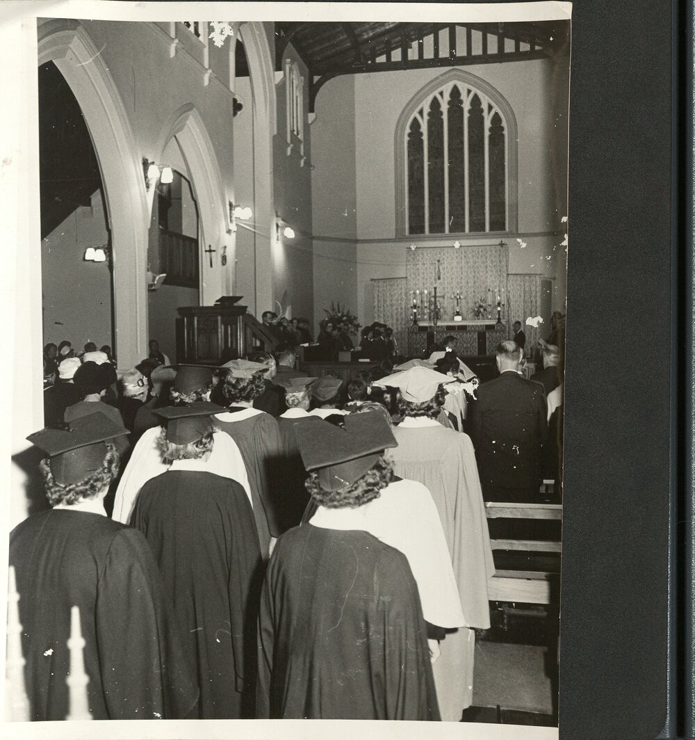 Interior, RSCM Festival Service, St Peter&rsquo;s Cathedral Oct. 1965