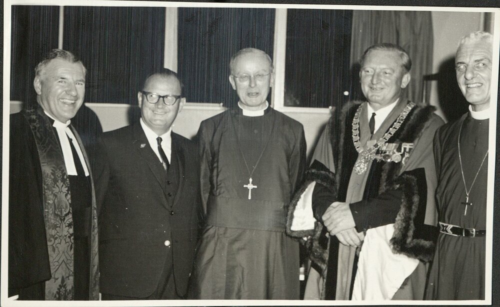 &lsquo;The Rev. A.K Petch, President of Methodist Conference of NZ  et al &hellip; meeting sponsored by British &amp; Foreign Bible Society: NZ (Inc)