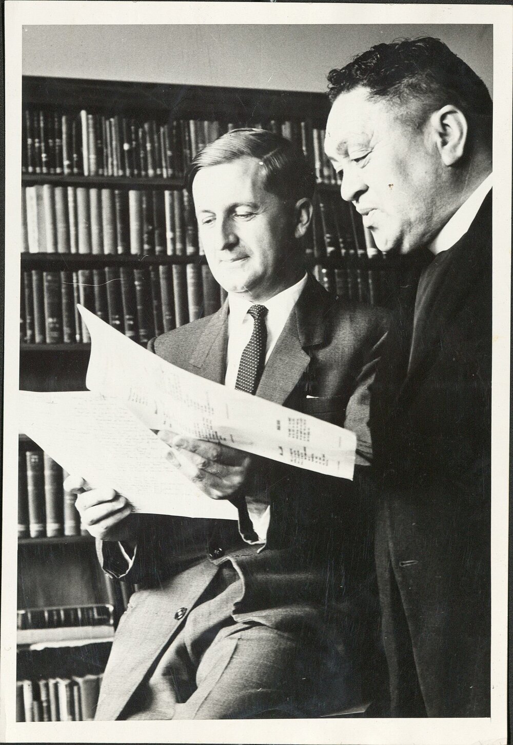 Rev. Canon W.T. Huata, Superintendent of Maori Mission, Mr W.D. Rawlings, Diocesan Secretary