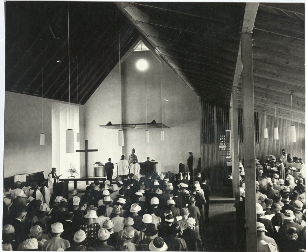 &lsquo;St John&rsquo;s Church, Te Awamautu dedication, 6 Mar. 1965&rsquo;