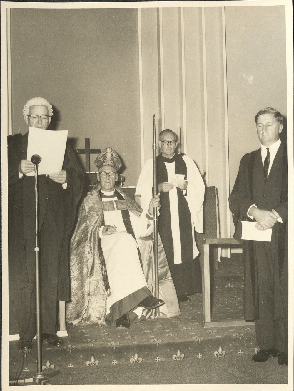 Bishop John Holland Installation as Bishop of Waikato. 1951