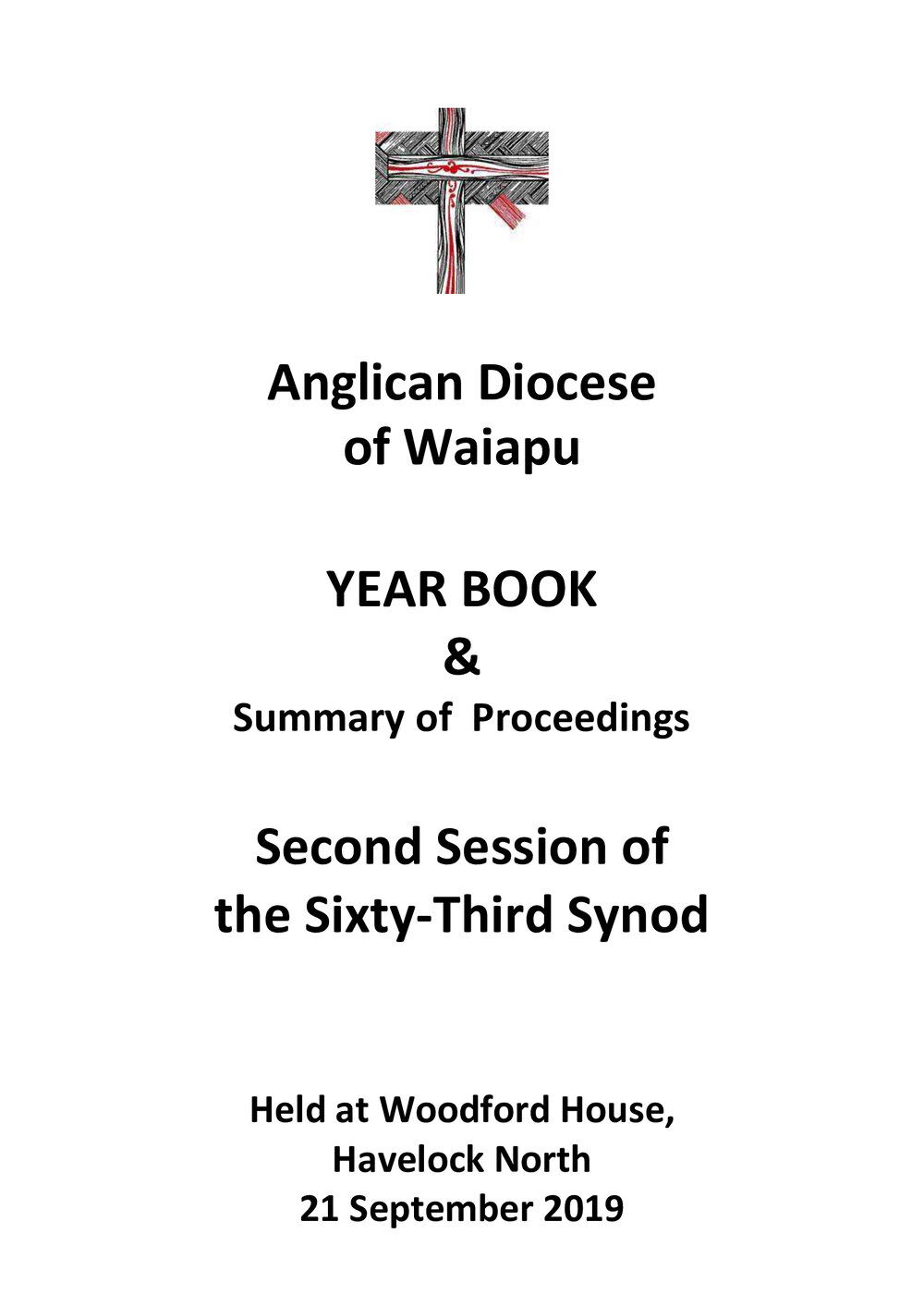 Diocese of Waiapu Year Book Proceedings 2019