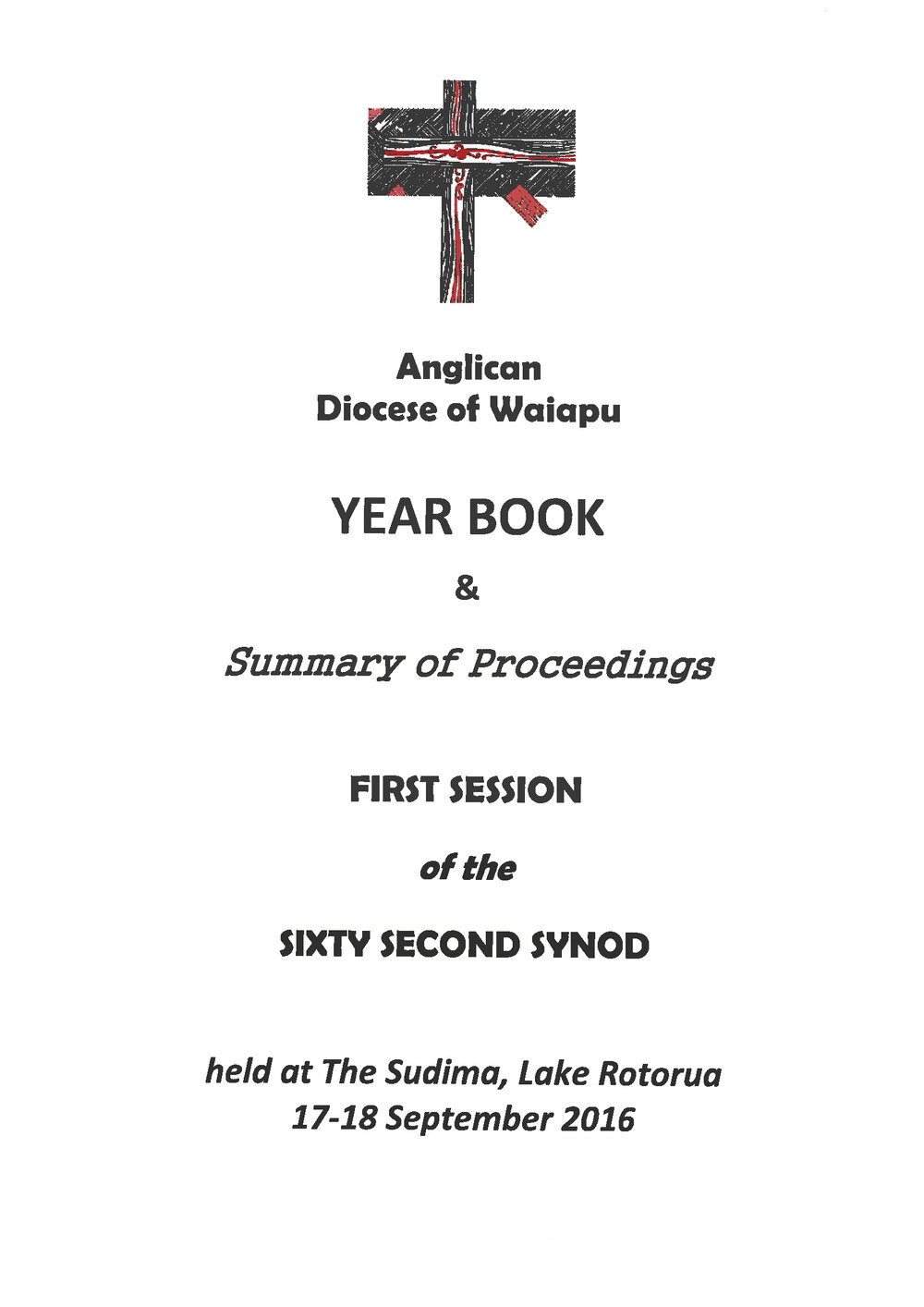 Diocese of Waiapu Year Book Proceedings 2016