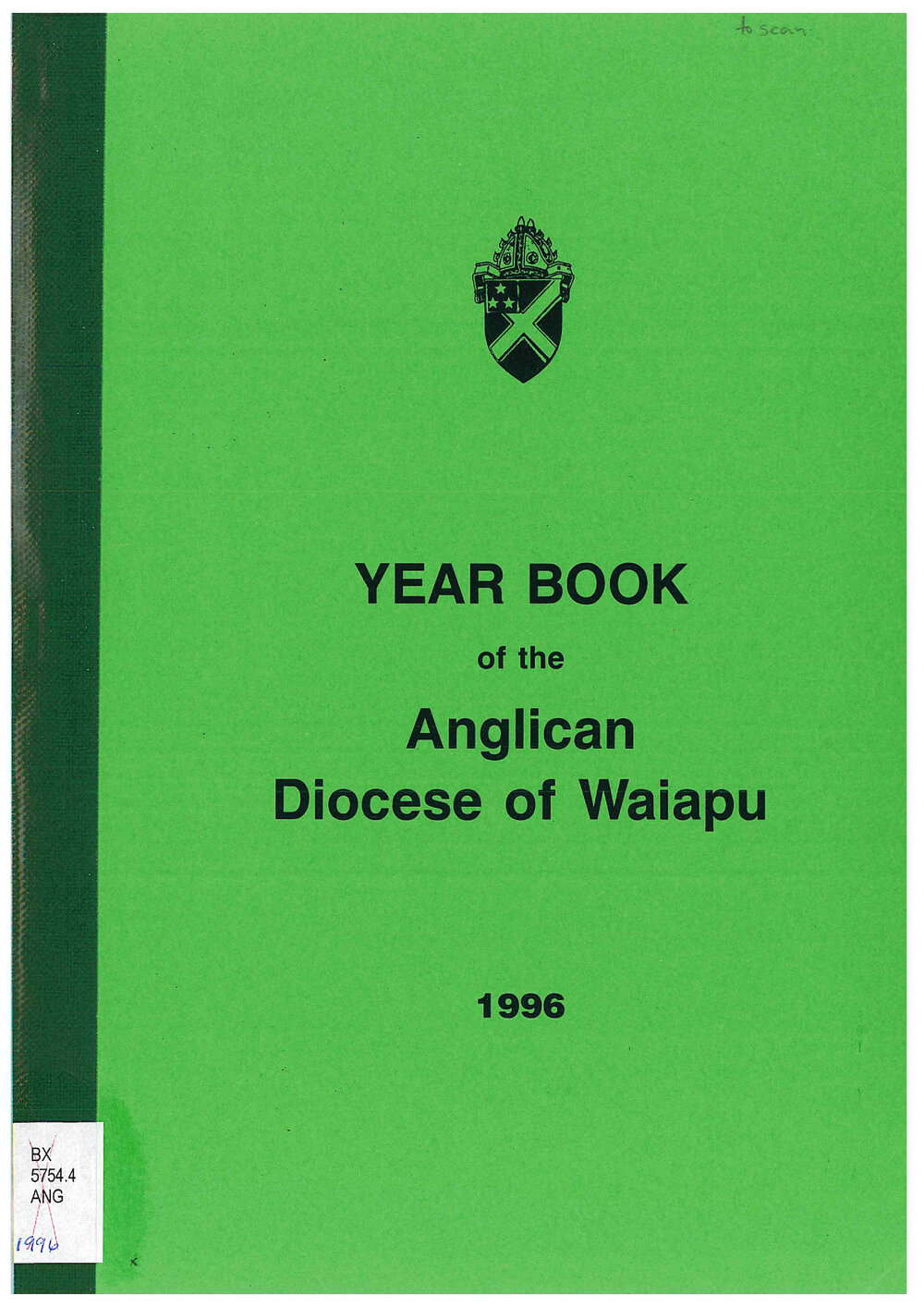 Diocese of Waiapu Year Book Proceedings 1996