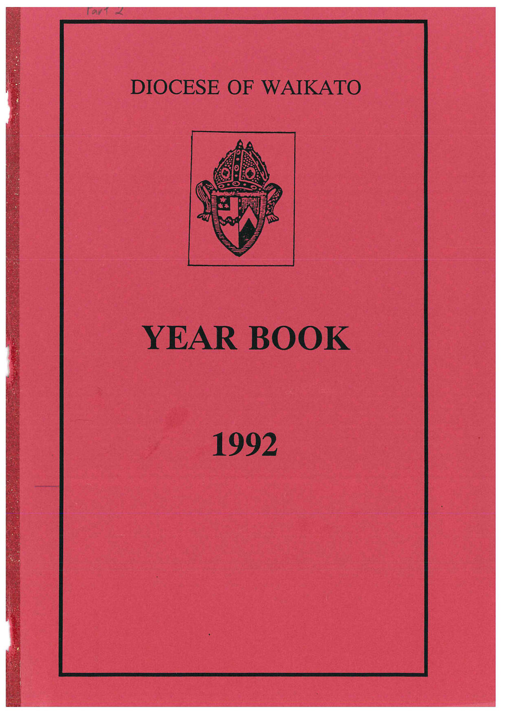 Diocese of Waikato Year Book Proceedings 1992