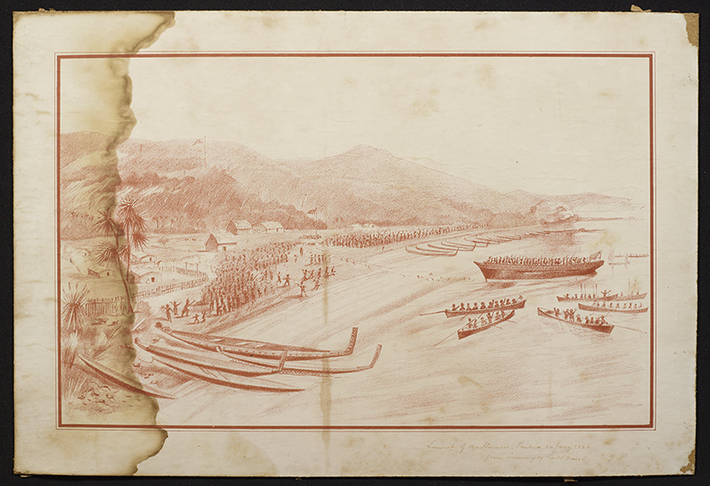 Launch of the Herald, Paihia, January 1826