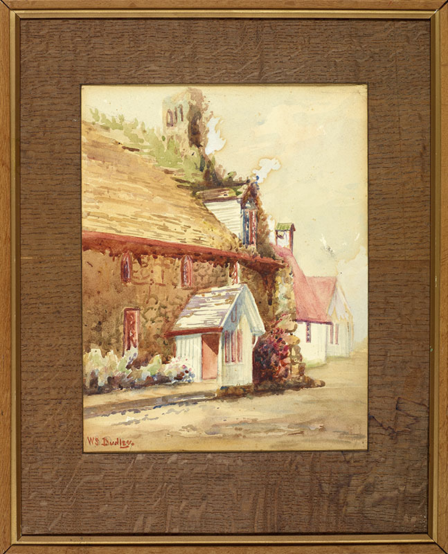 Watercolour of St John's College Old Stone Building 