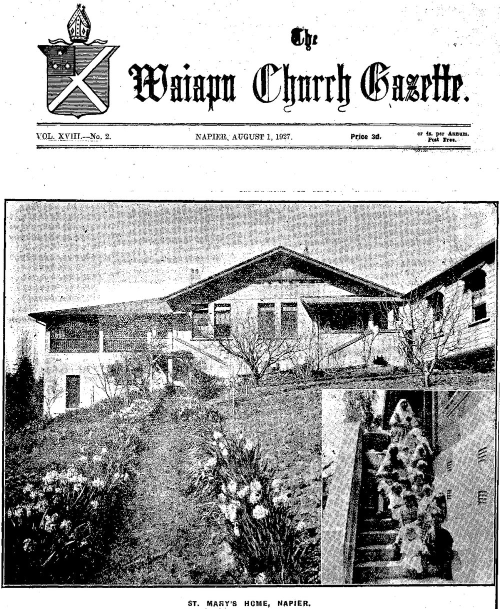 The Waiapu Church Gazette: 1st August 1927