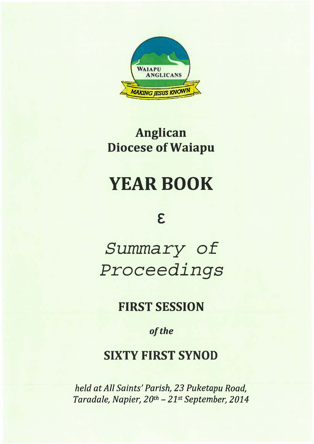 2014 Yearbook
