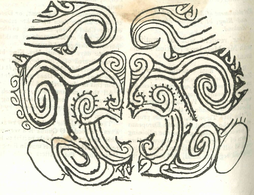 Sketch of Chief Te Morenga Moko
