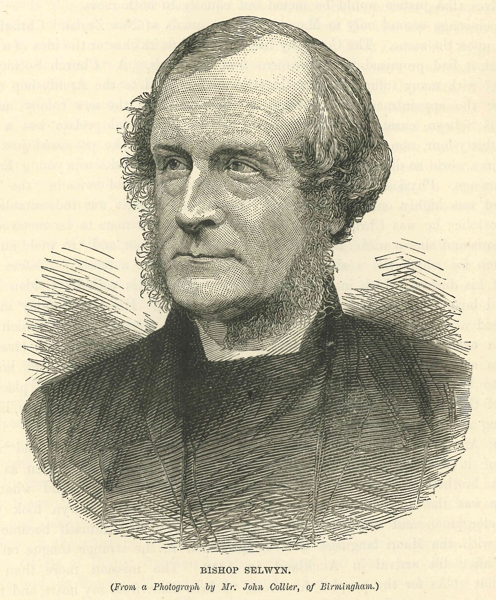 Lithograph of Bishop Selwyn