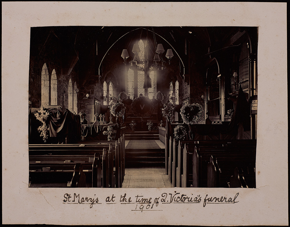 St Mary's at the time of Queen Victoria's funeral, 1901