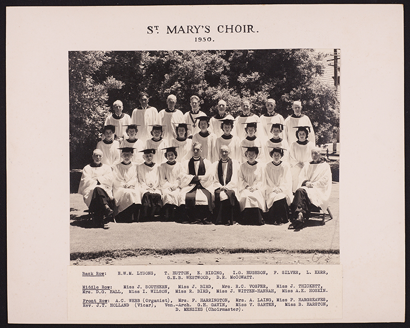 St Mary's New Plymouth Choir 1901