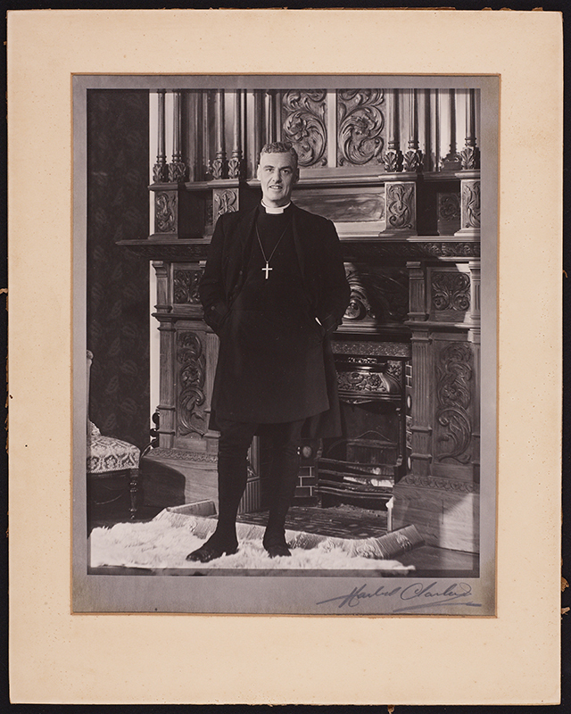 Rt Rev John  T Holland, Bishop of the Waikato. Portrait