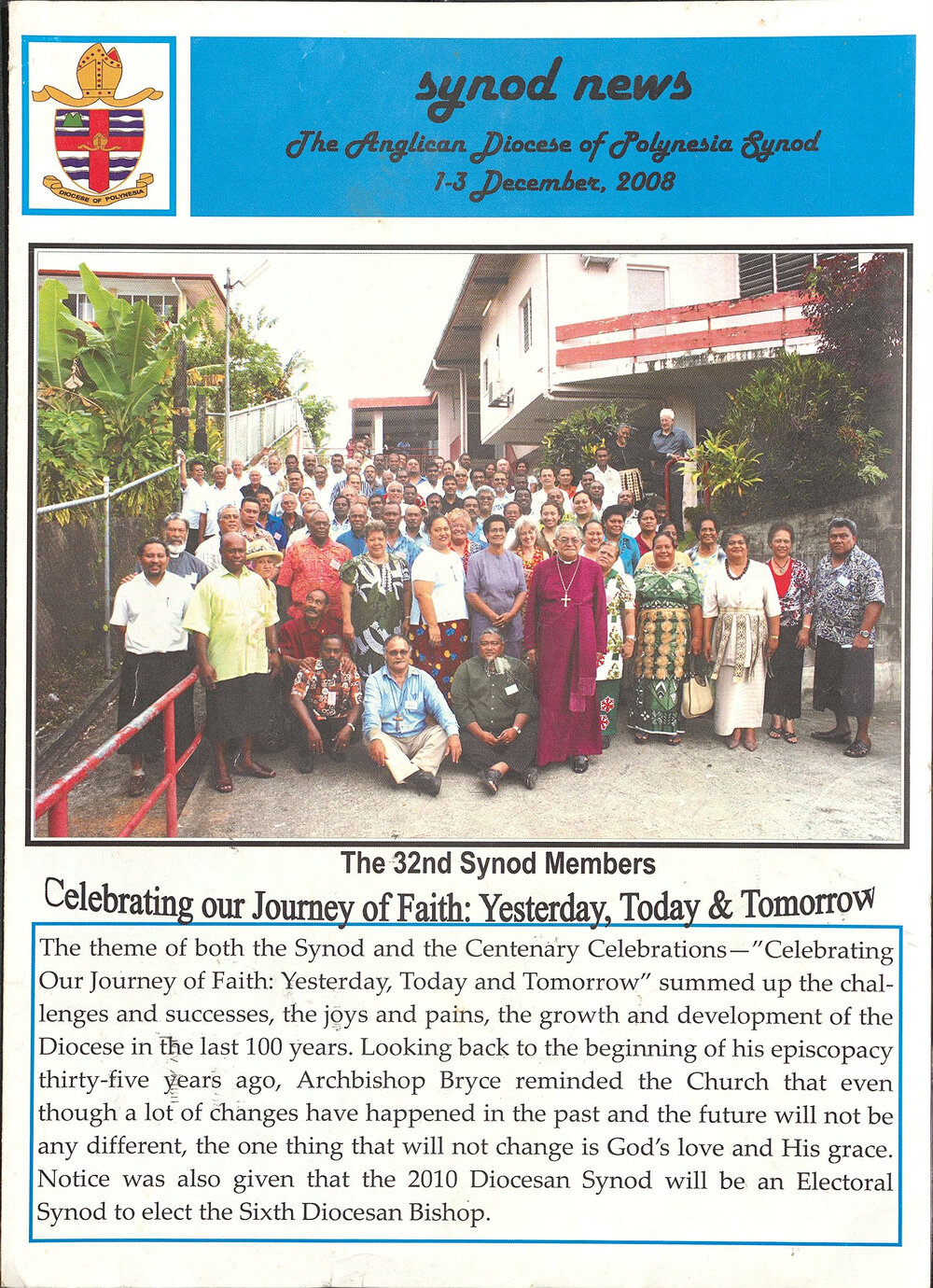 Diocese of Polynesia Synod News December 2008