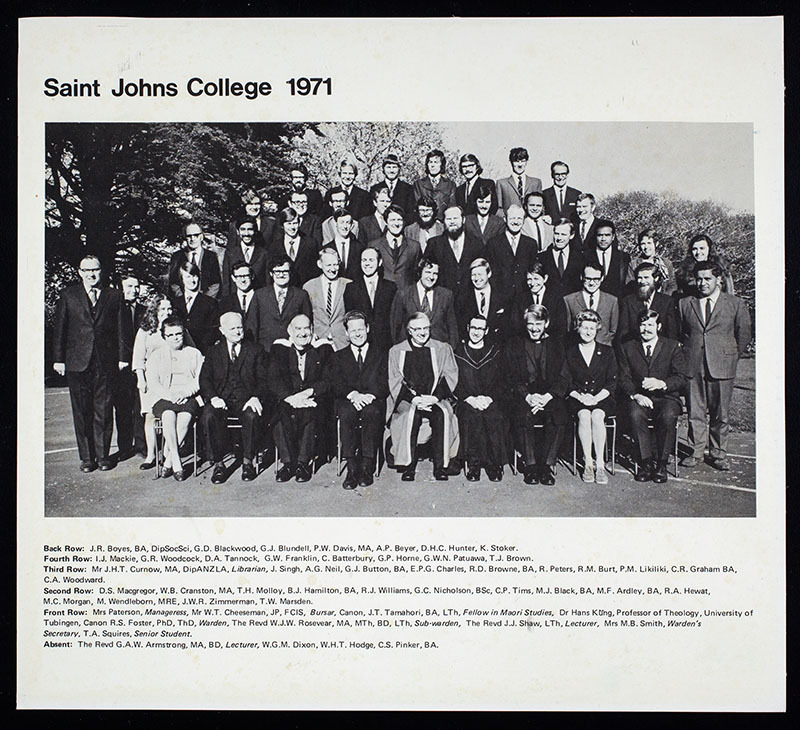 St John's College Photo 1971
