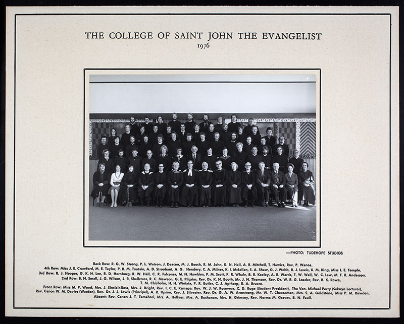 St John's College Photo 1976
