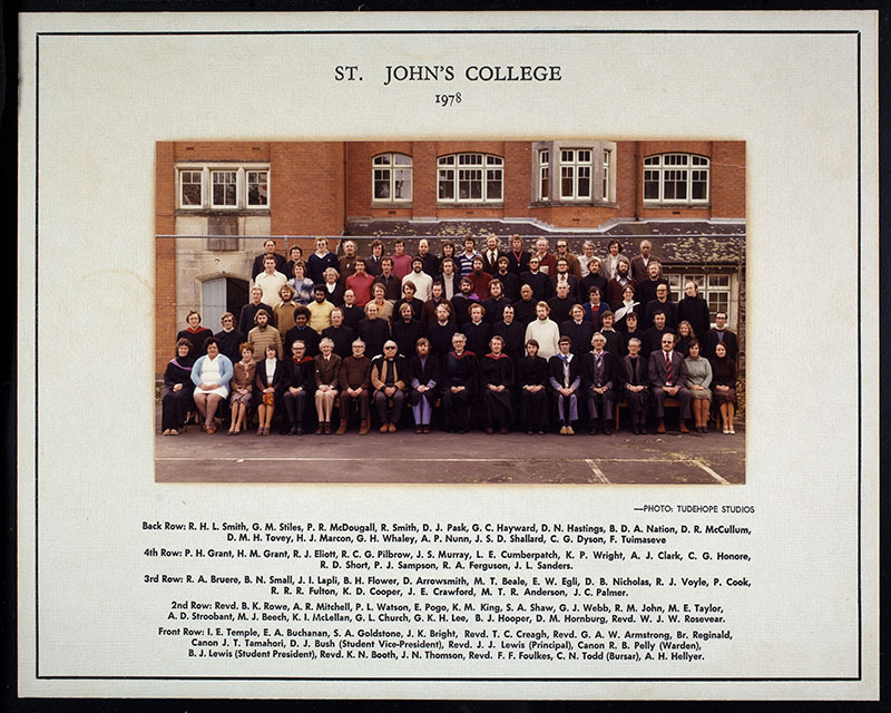 St John's College Photo 1978