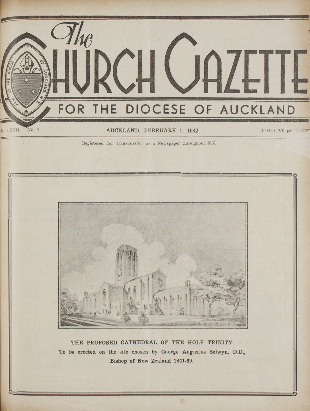 Church Gazette, Auckland: February 1942