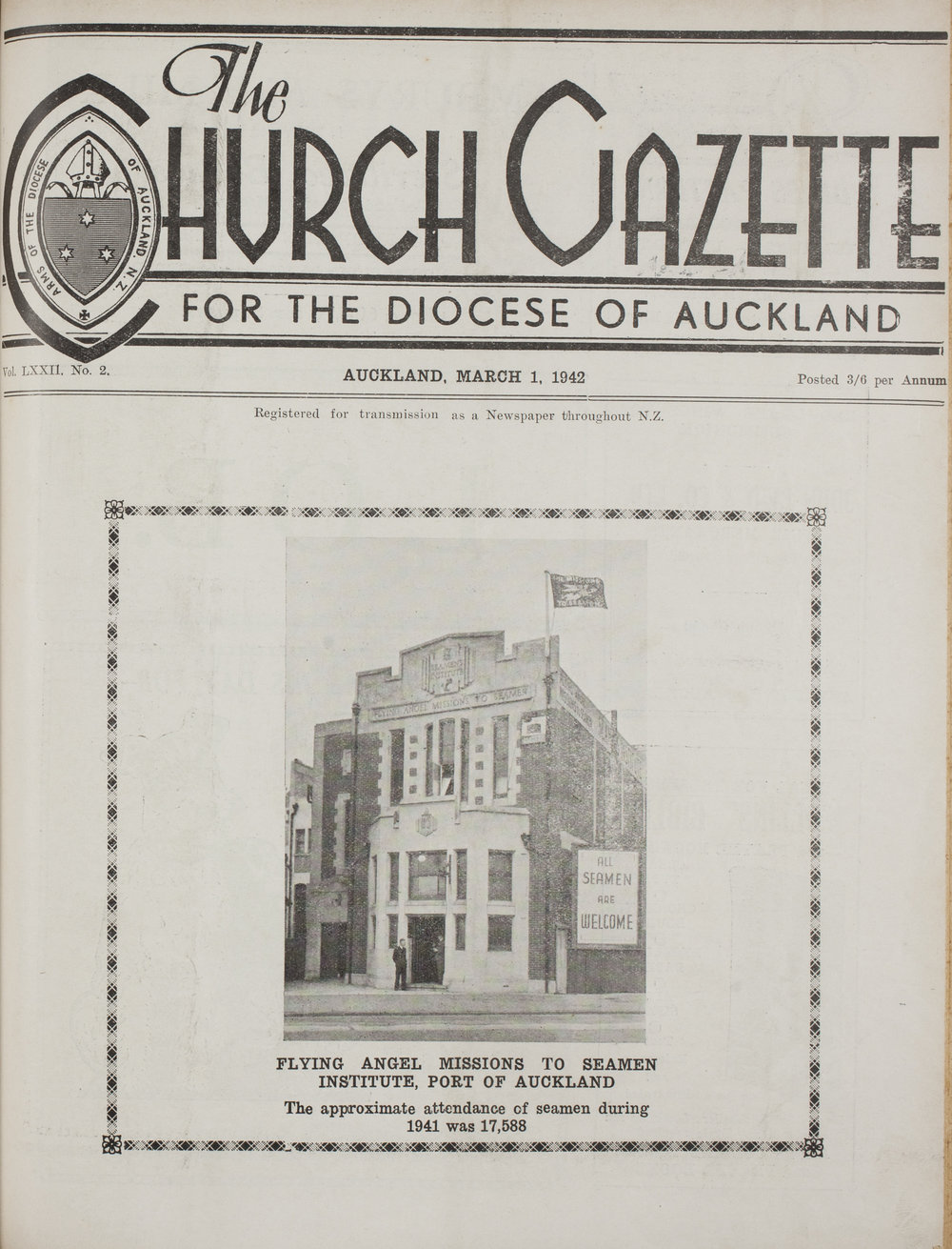 Church Gazette, Auckland: March 1942