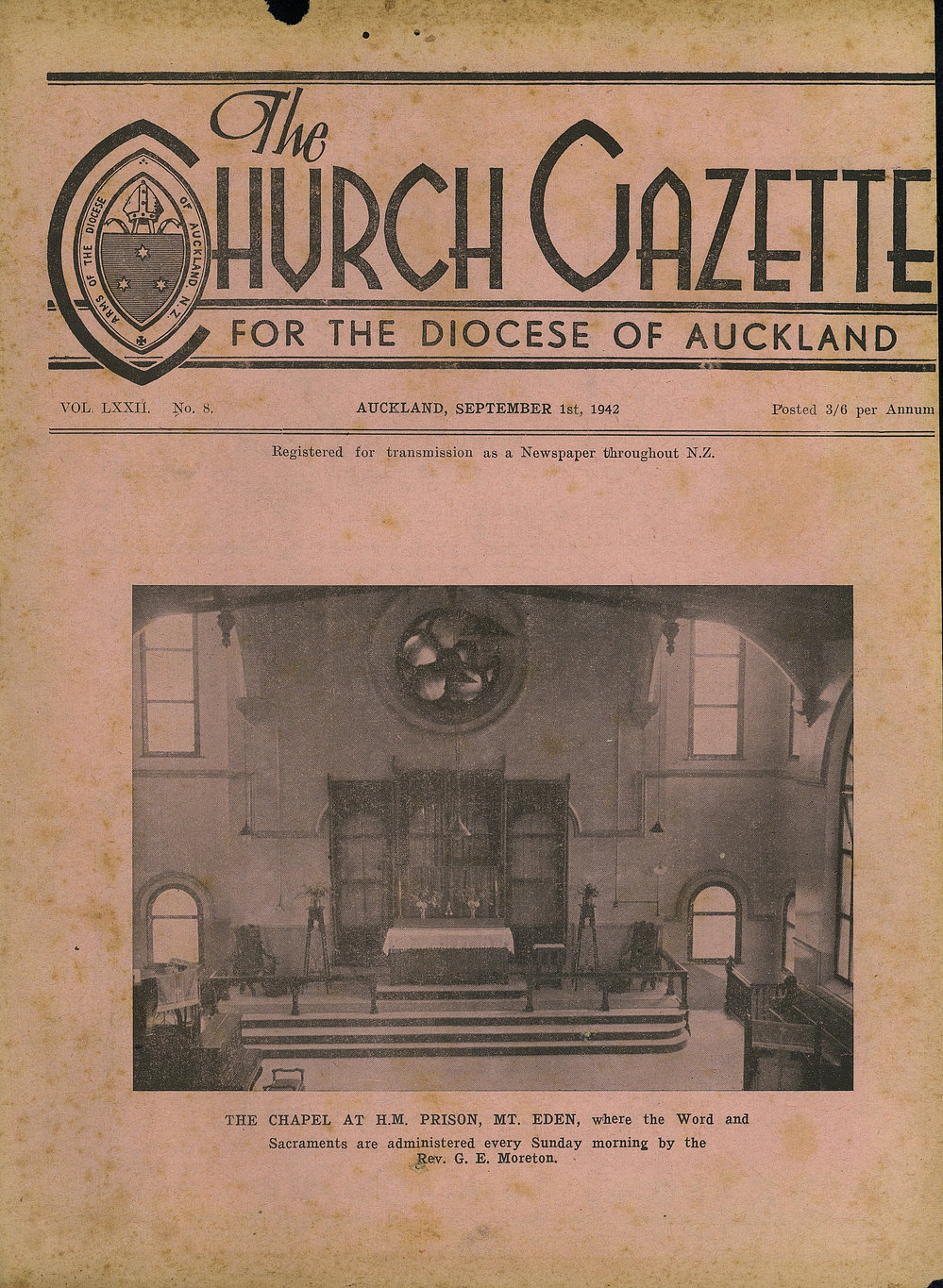 Church Gazette, Auckland: September 1942