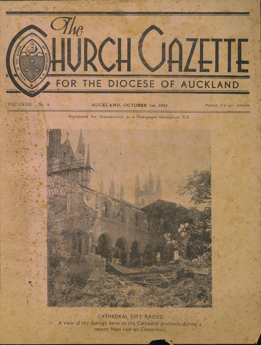 Church Gazette, Auckland: October 1942