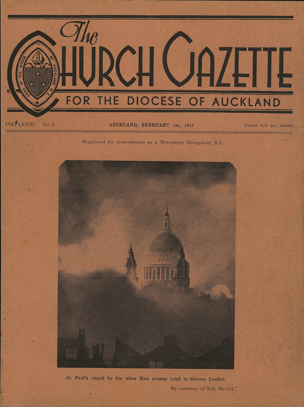 Church Gazette, Auckland: February 1943