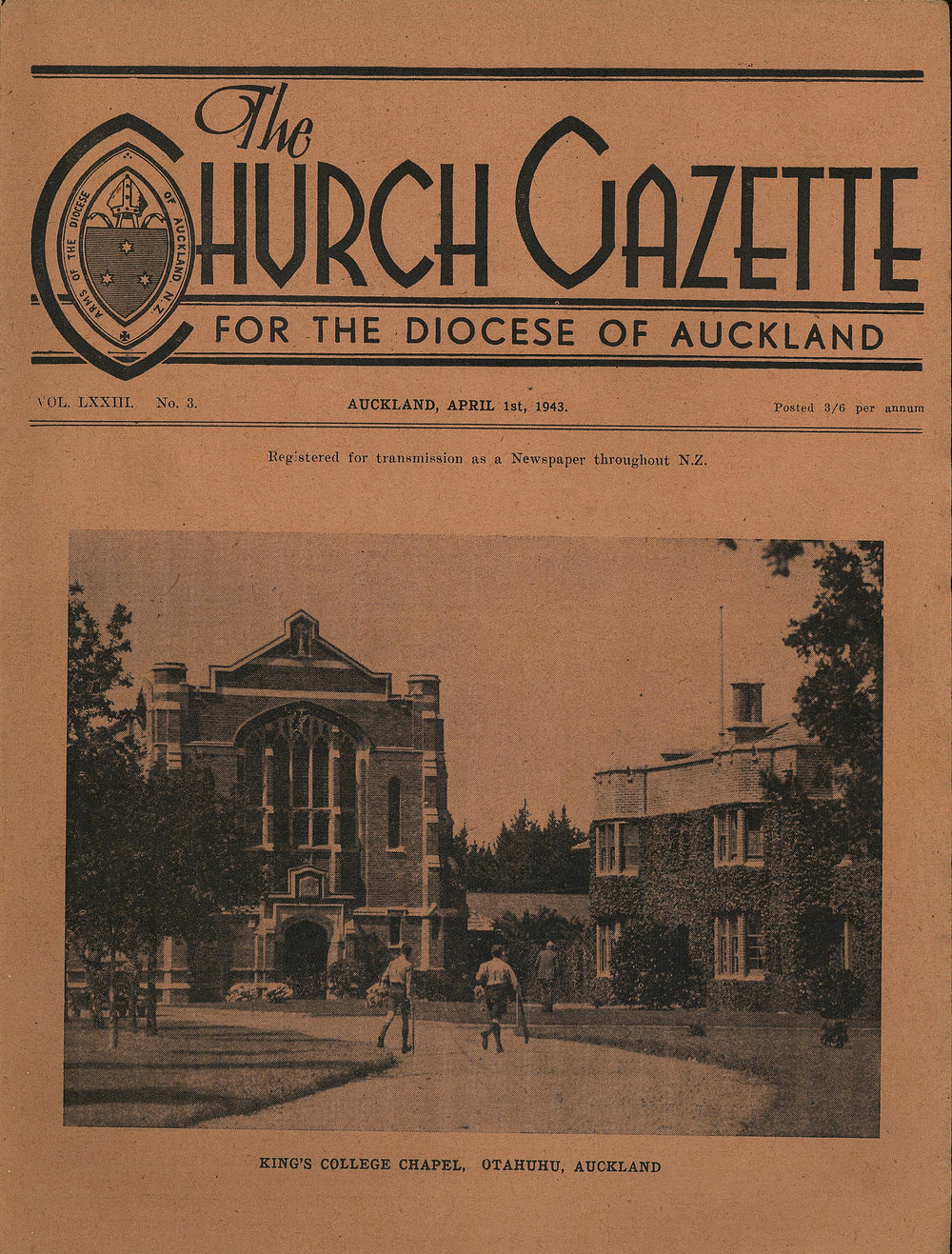 Church Gazette, Auckland: April 1943