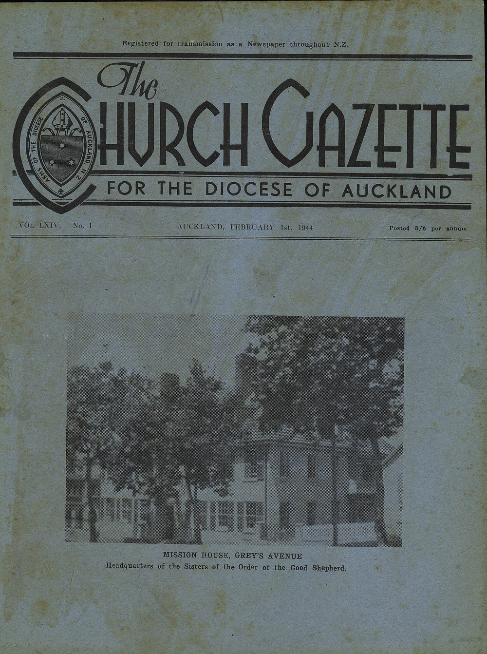 Church Gazette, Auckland: February 1944