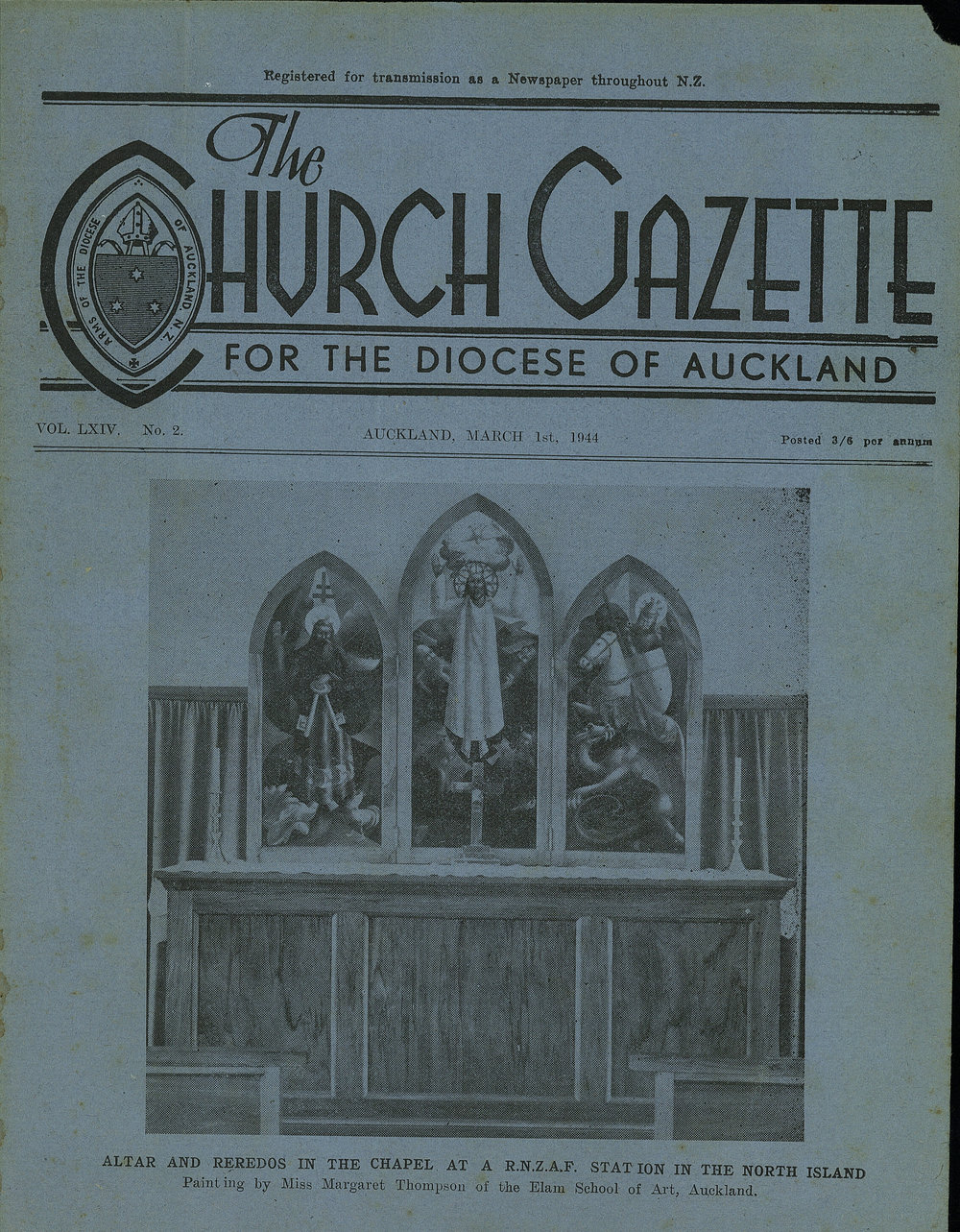 Church Gazette, Auckland: March 1944