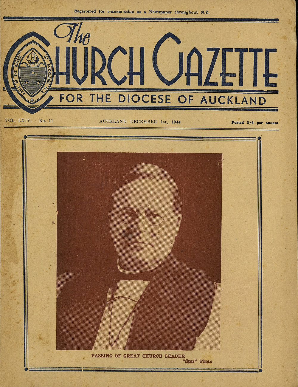 Church Gazette, Auckland: December 1944