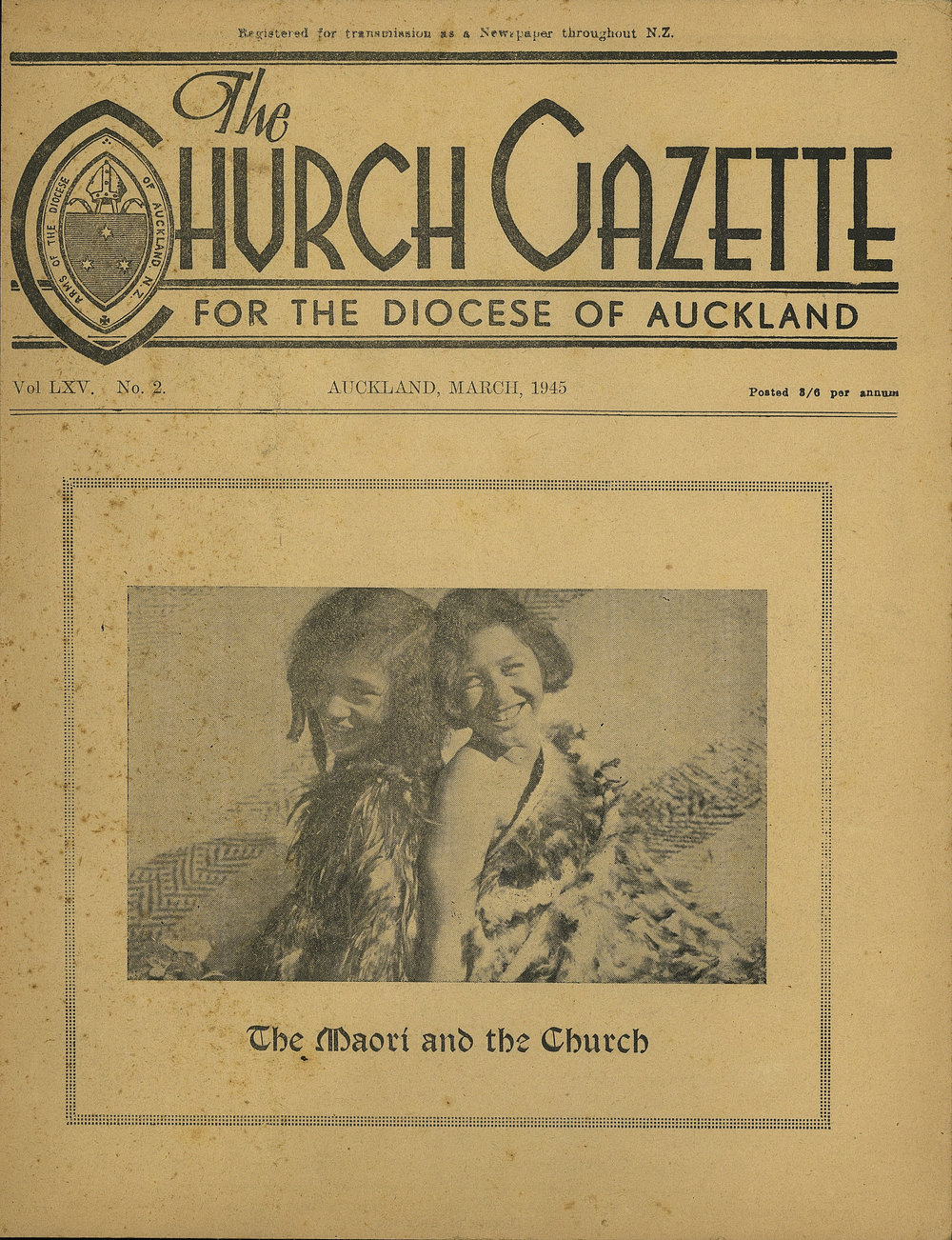 Church Gazette, Auckland: March 1945