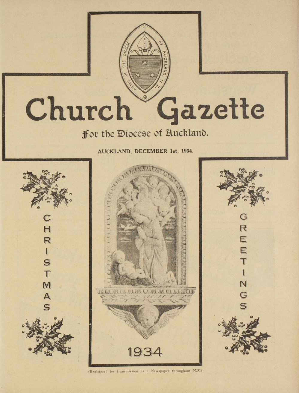 Church Gazette, Auckland: December 1934