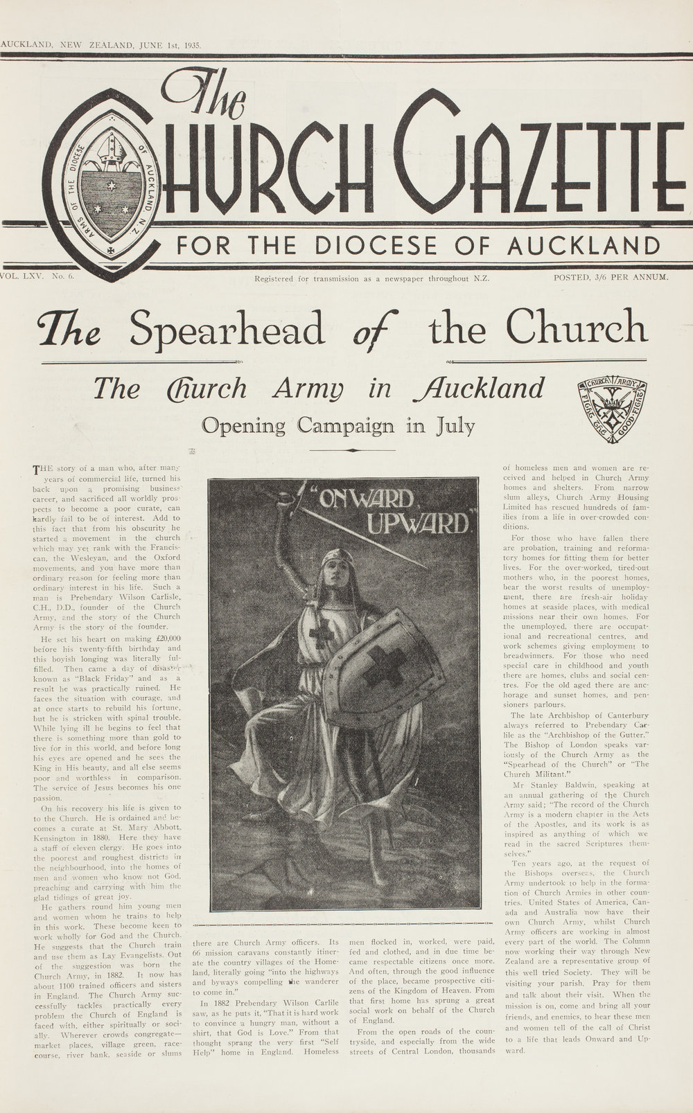 Church Gazette, Auckland: June 1935