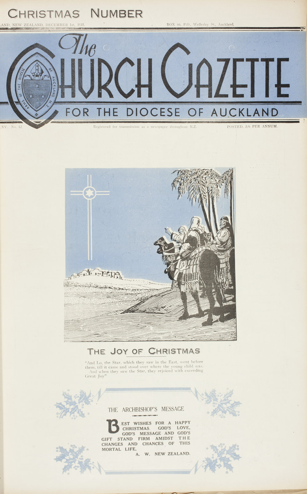 Church Gazette, Auckland: December 1935