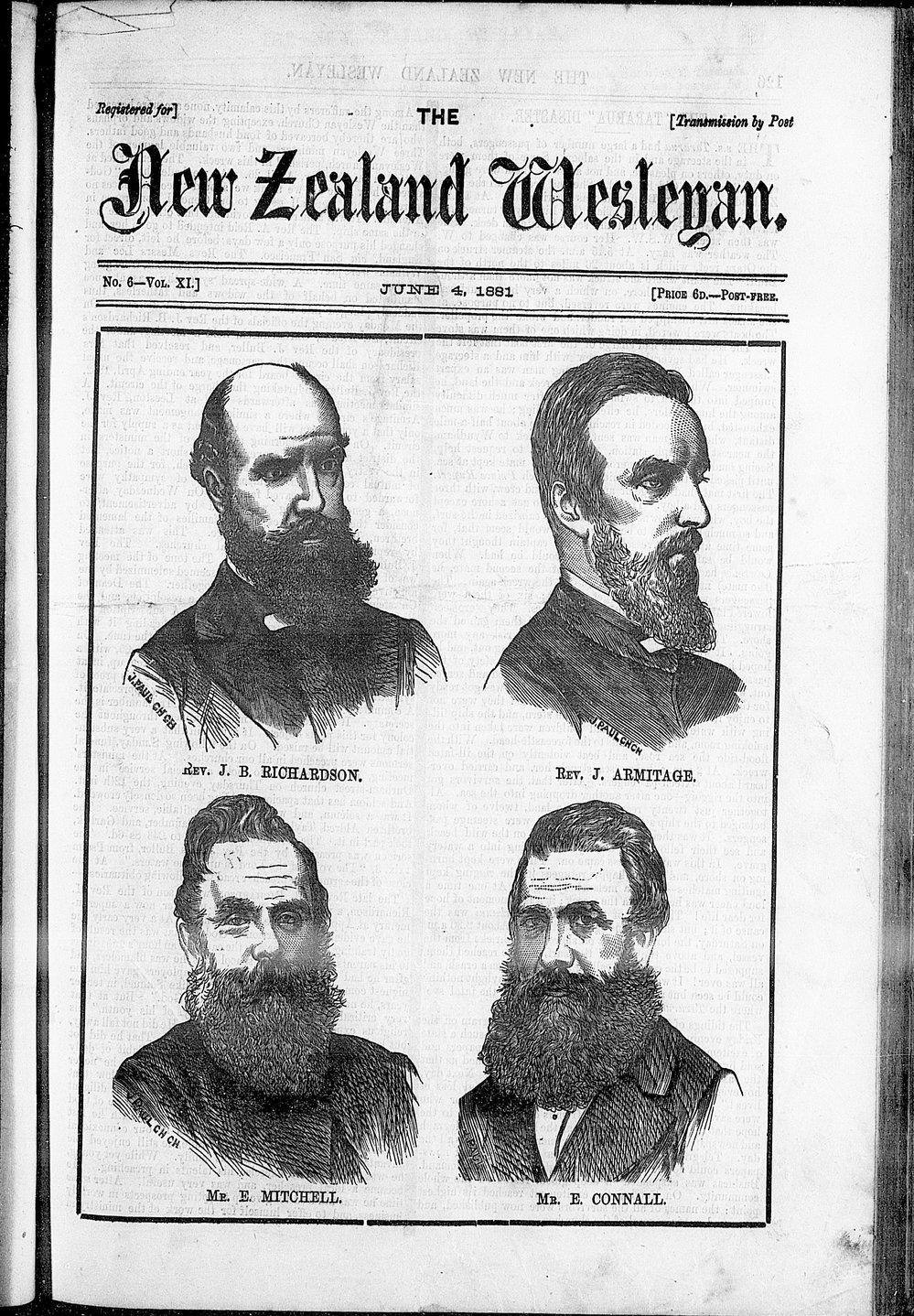 The New Zealand Wesleyan: 4th June 1891