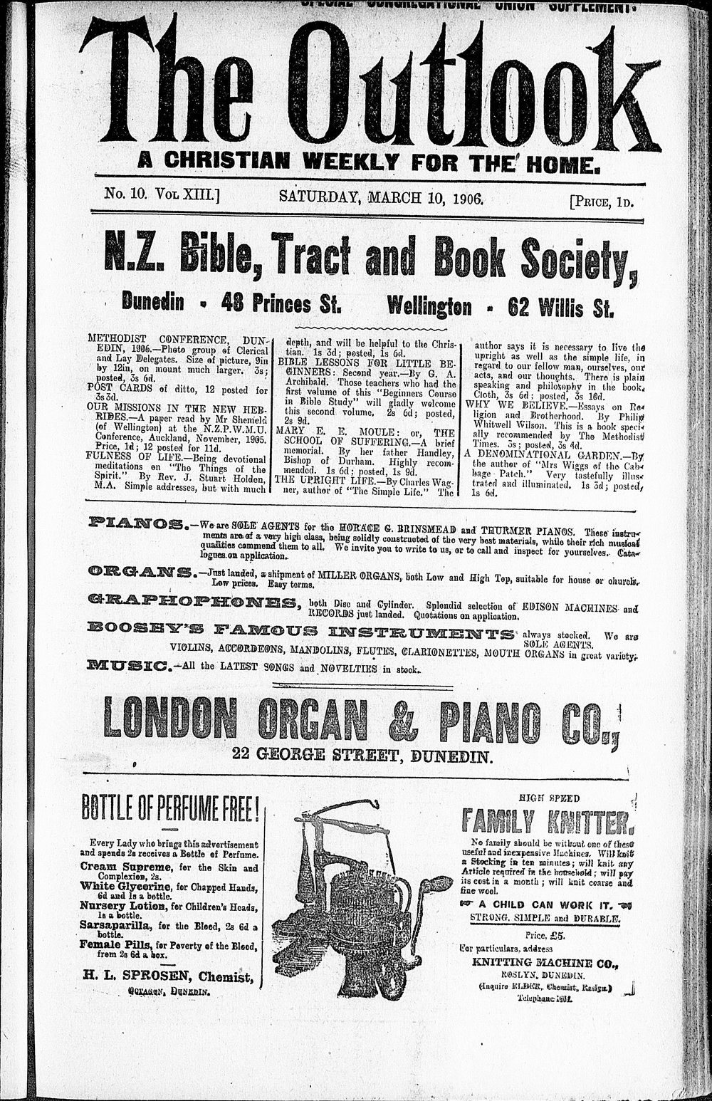 The Outlook: 10th March 1906