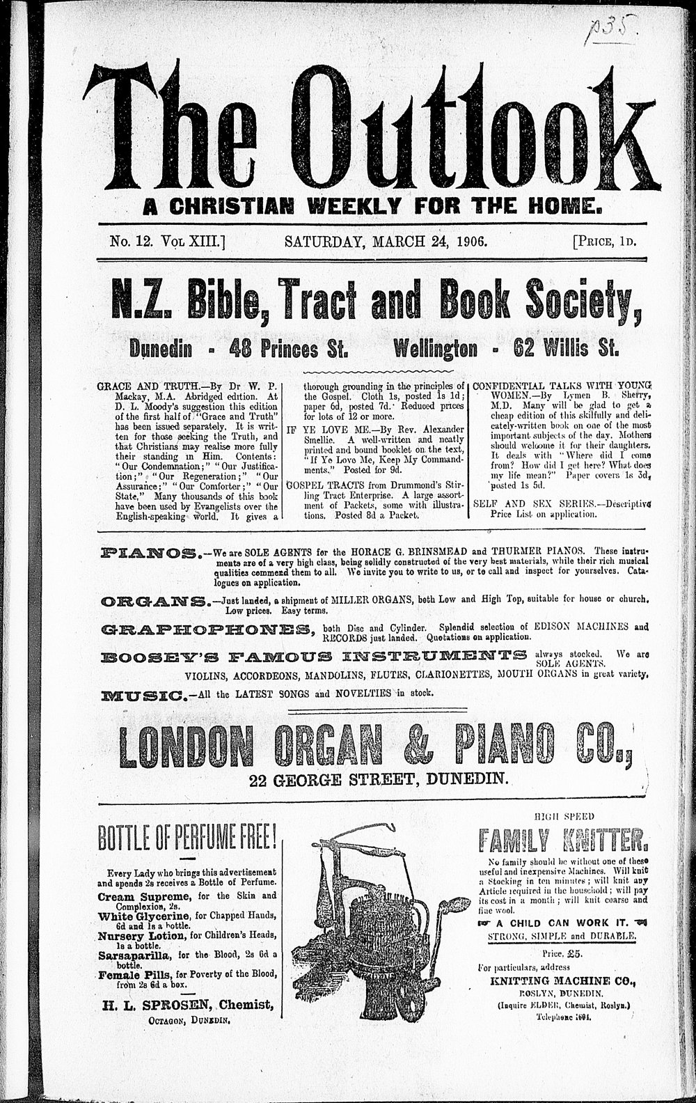 The Outlook: 24th March 1906