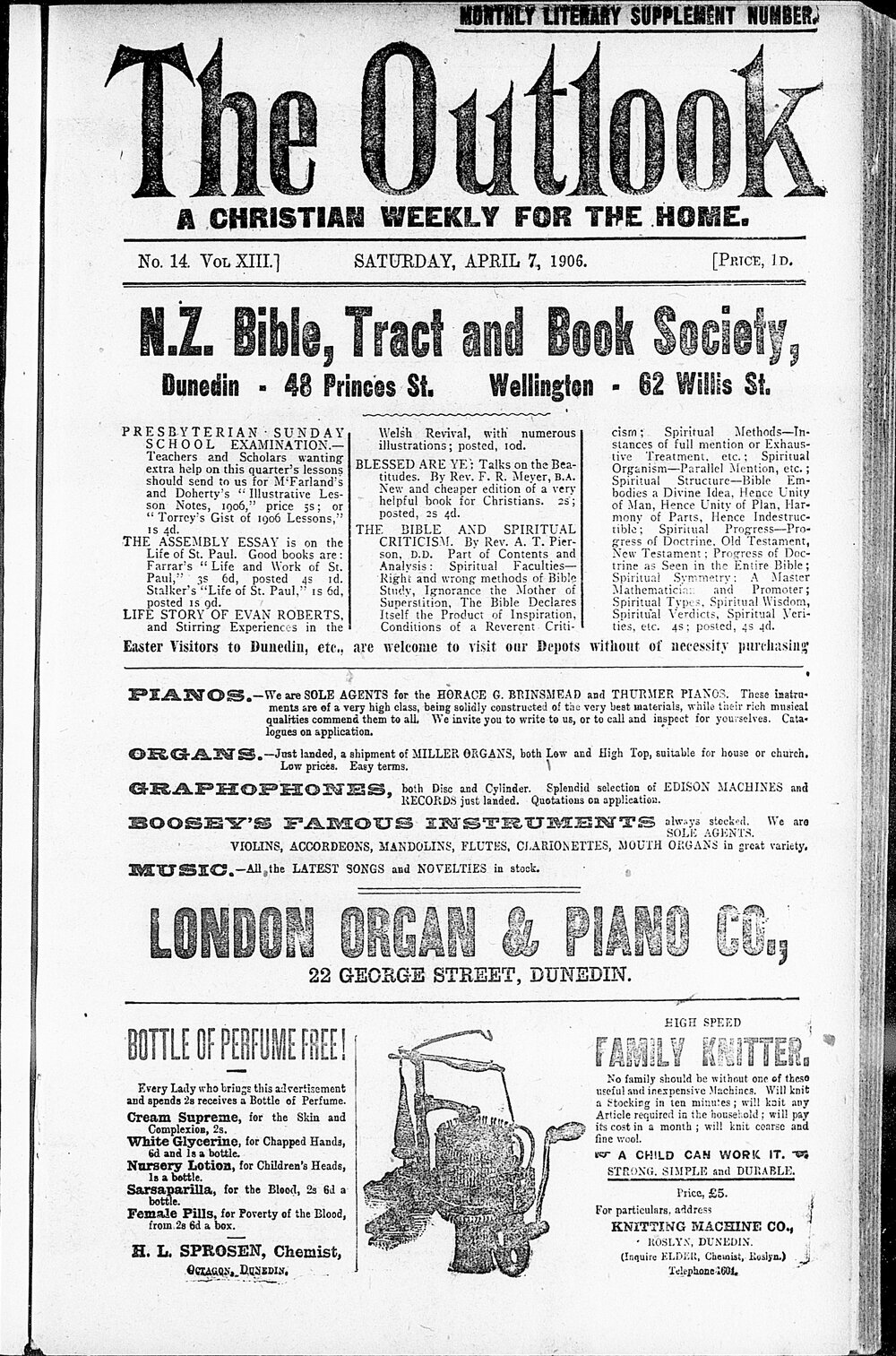 The Outlook: 7th April 1906