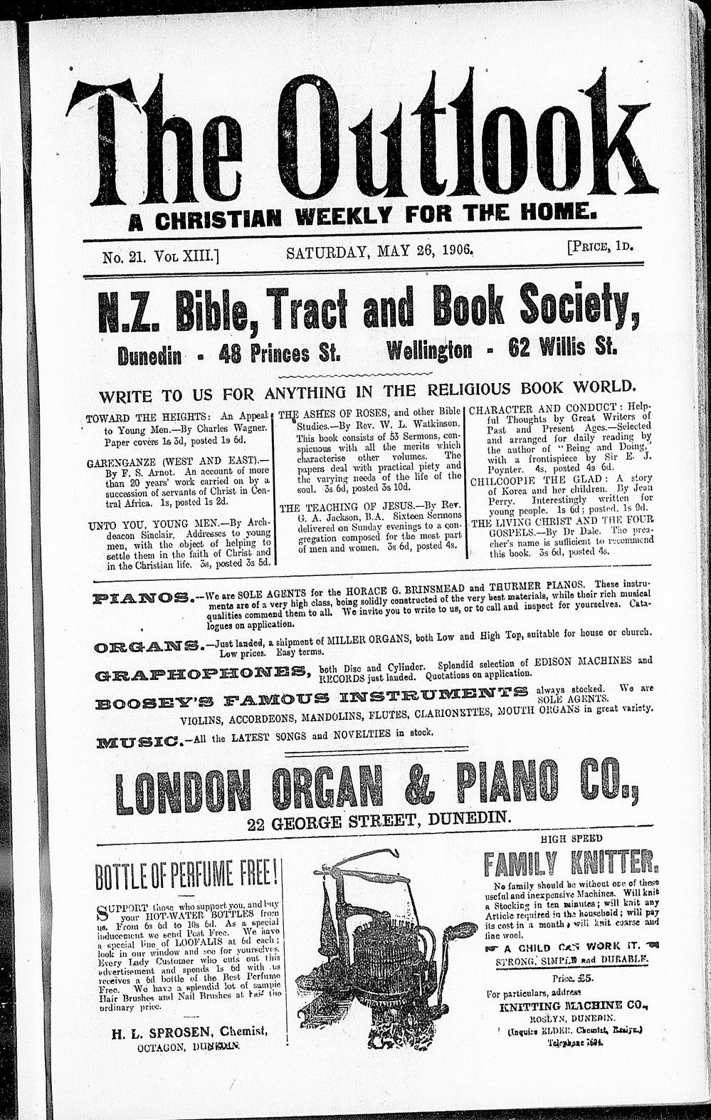 The Outlook: 26th May 1906