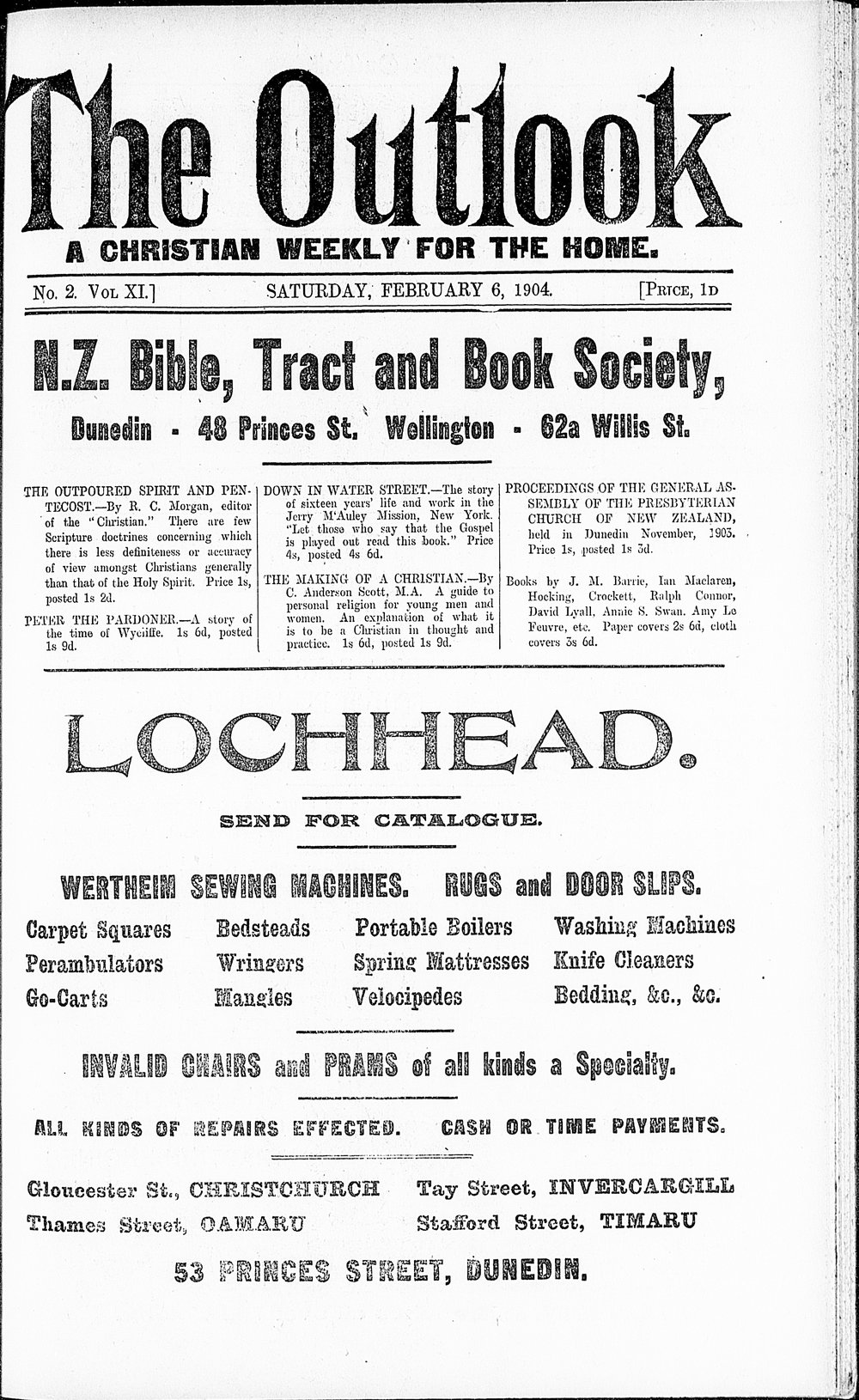 The Outlook: 6th February 1904