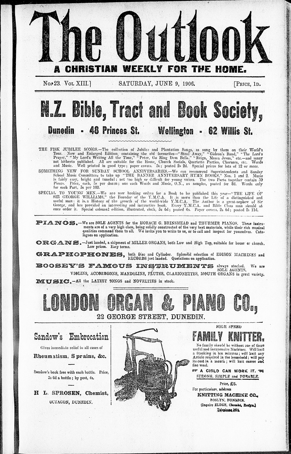 The Outlook: 9th June 1906