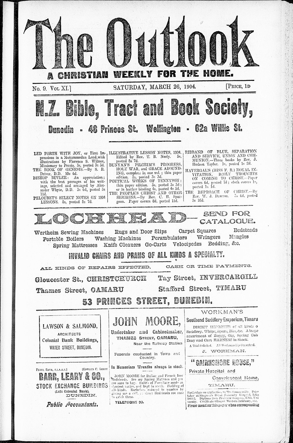 The Outlook: 26th March 1904