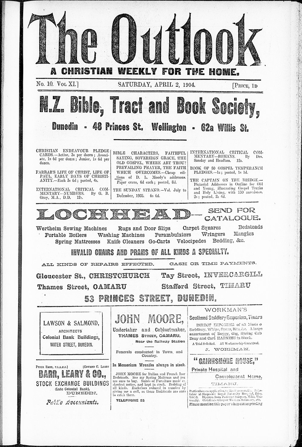 The Outlook: 2nd April 1904