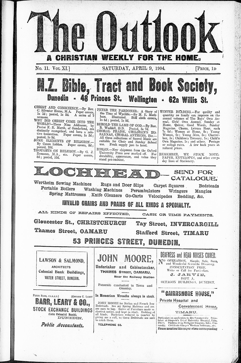 The Outlook: 9th April 1904