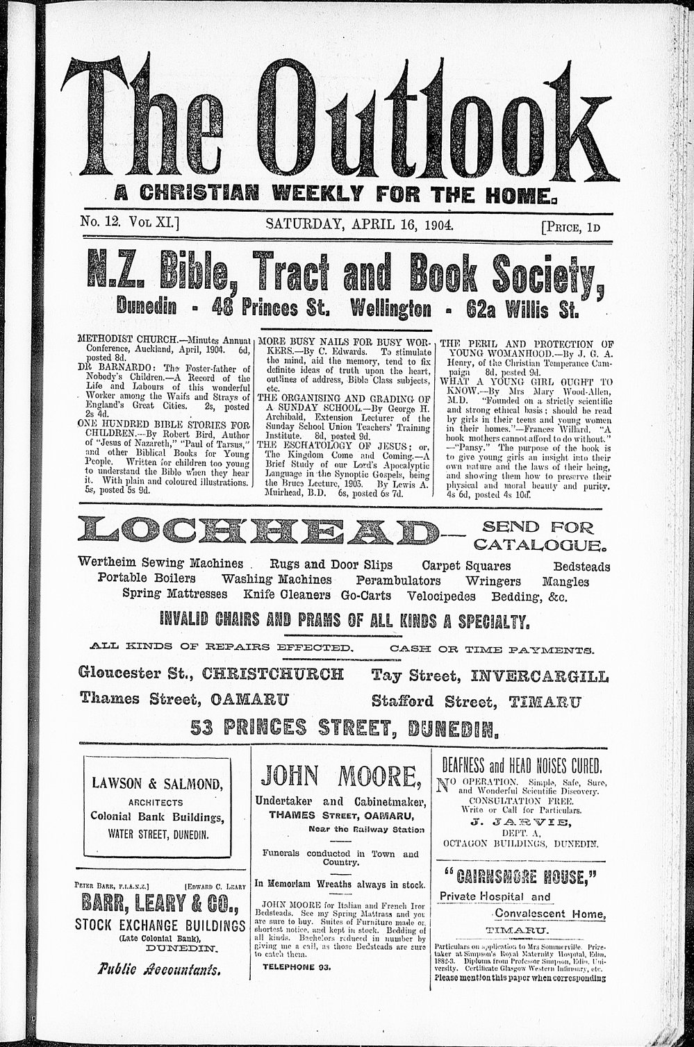 The Outlook: 16th April 1904