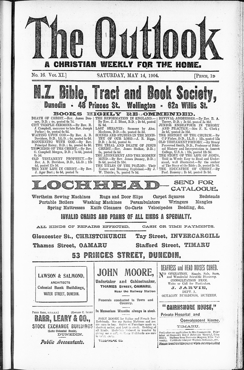 The Outlook: 14th May 1904